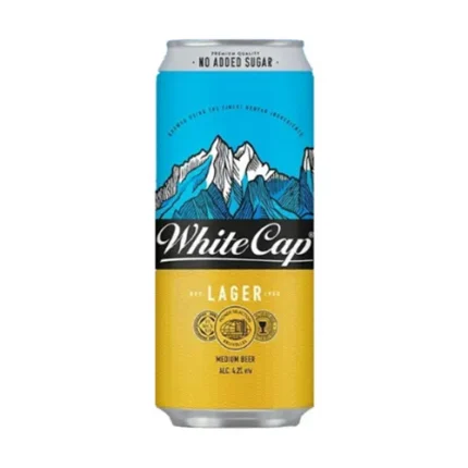 White Cap Can 500Ml